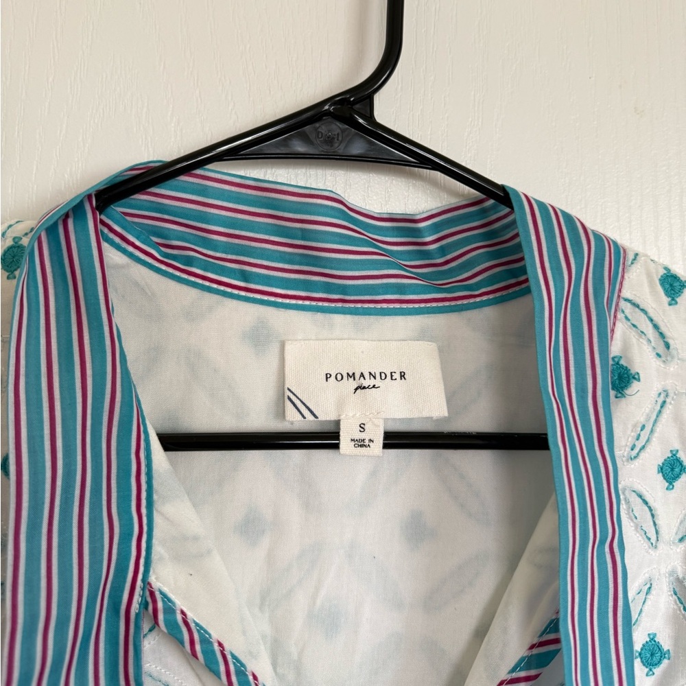 Tuckernuck Pomander Place Striped Bohemian Cottagecore Mini Dress - Picture 2 of 6